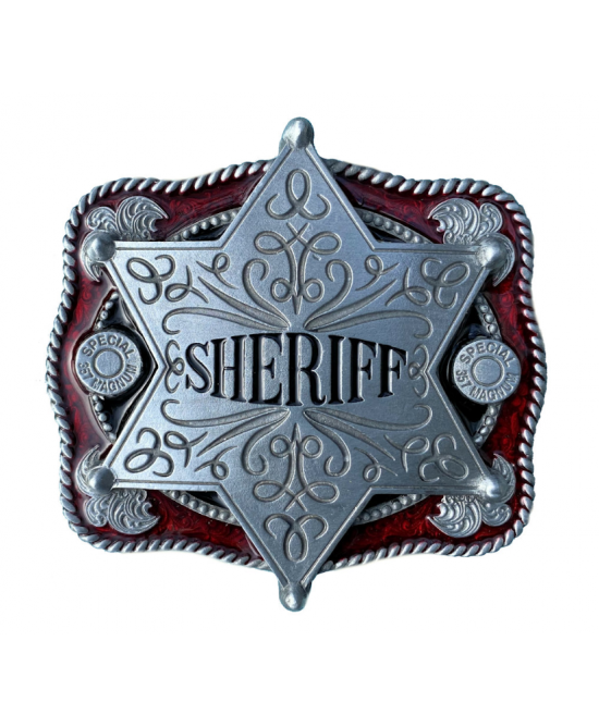 Belt Buckle - Sheriff Star