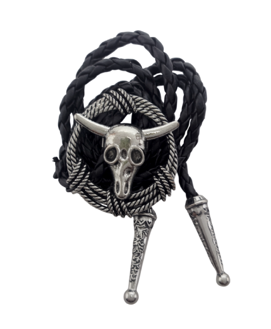 Bolo Tie - Steer Skull