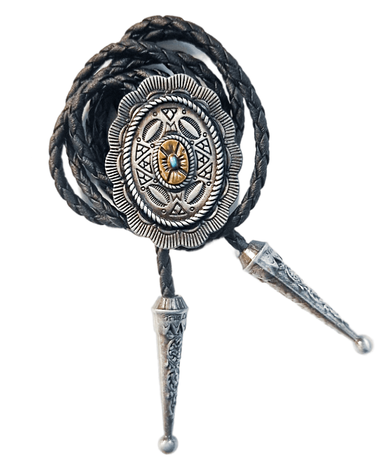 Bolo Tie - Native American Indian Indigenous Vintage Bolo Tie 