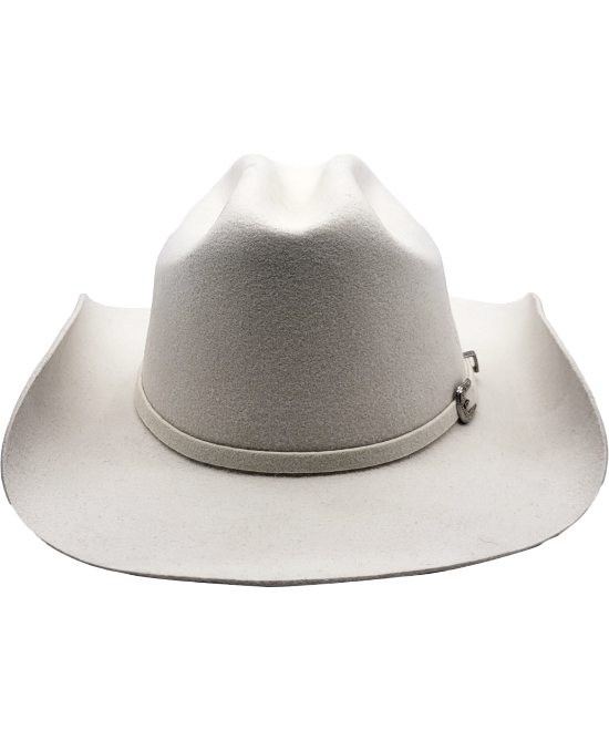 Wool Felt Buckle Hat Band Western White Hat 