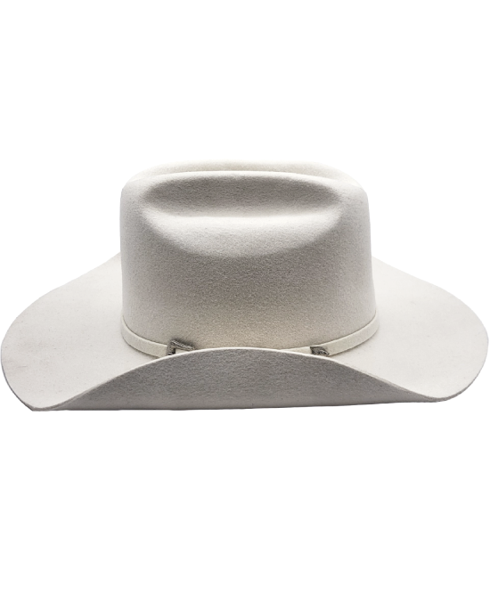 Wool Felt Buckle Hat Band Western White Hat 