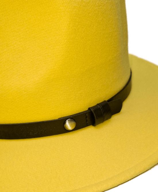 Felt Hat - Yellow
