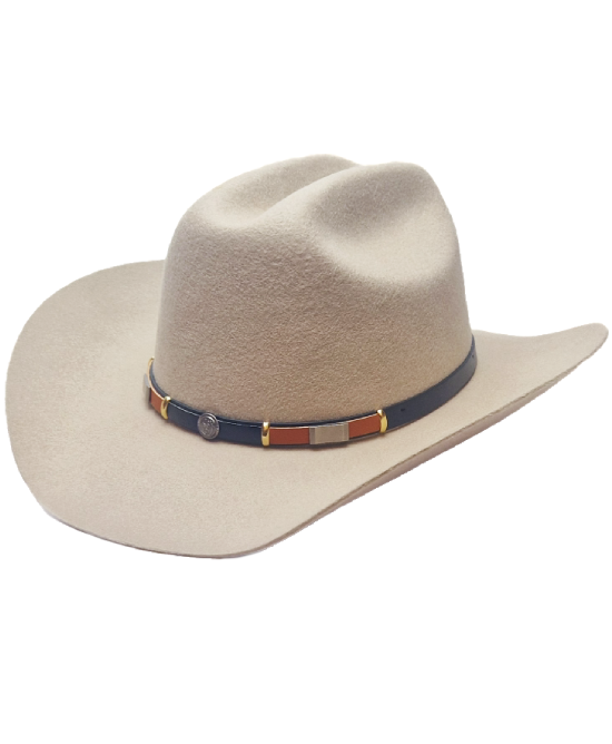 Wool Felt Western Cream Hat