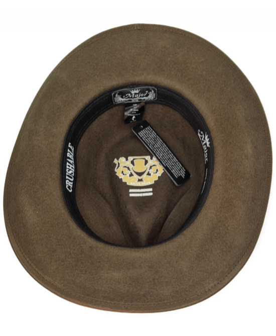 Wool Felt Hat - Brown