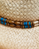 Straw Western Hat with Beads 