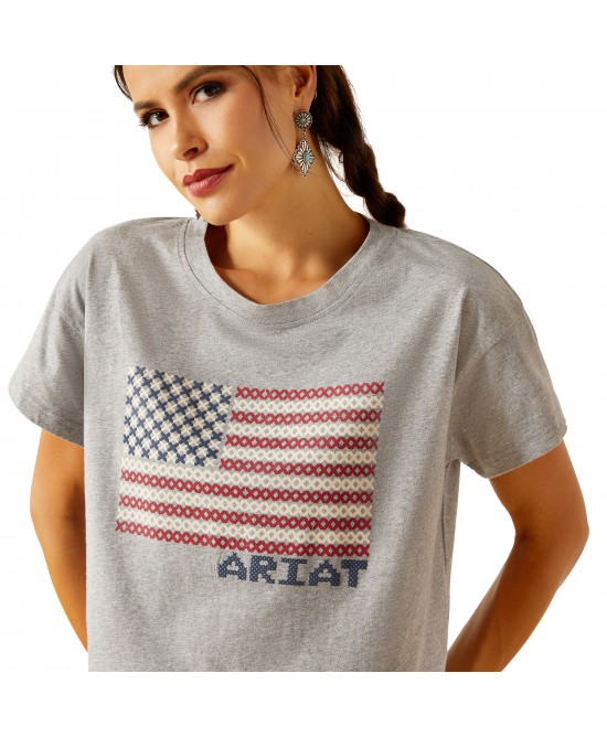 Ariat Homespun Flag T-Shirt