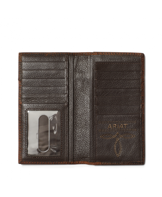 Ariat - Logo Boot Stitch Rodeo Wallet