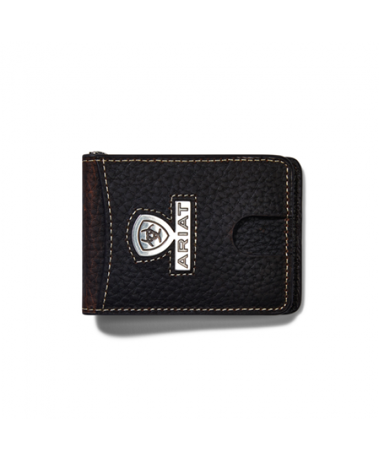 Ariat - Bifold Slim Wallet Stacked Logo