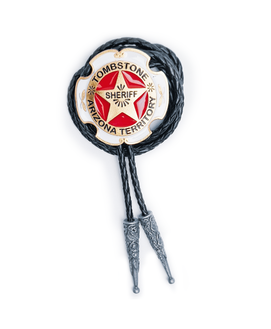 Bolo Tie - Sheriff Tombstone Arizona Territory