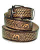 Leather Belt - Wolf