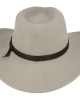 Wool Felt Western Beige Hat - Crushable