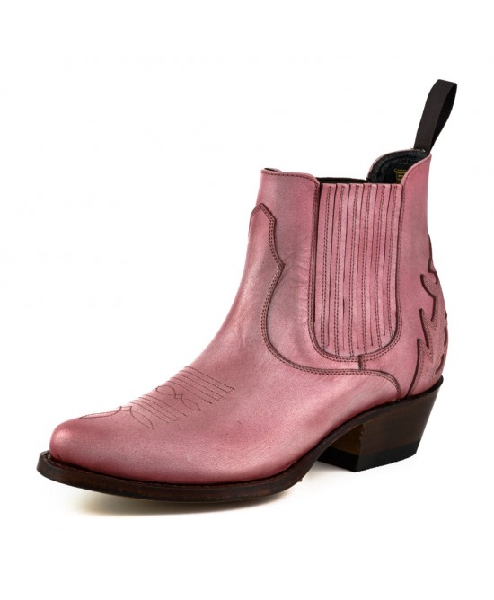 Mayura 2487 Marilyn Rosa Ladies Cowboy Ankle Boots