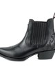 Mayura 2487 Marilyn Negro Ladies Cowboy Ankle Boots