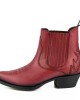 Mayura 2487 Marilyn Red Ladies Cowboy Ankle Boots