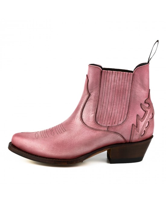 Mayura 2487 Marilyn Rosa Ladies Cowboy Ankle Boots