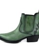 Mayura 2487 Marilyn Green Ladies Cowboy Ankle Boots